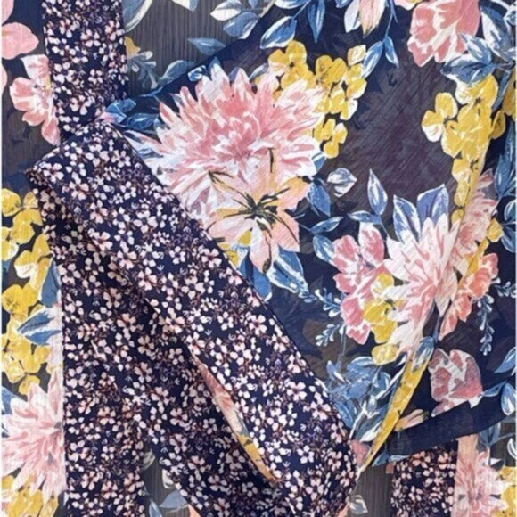 Xhilaration Floral Midi Length Kimono Size XXL - Picture 6 of 9